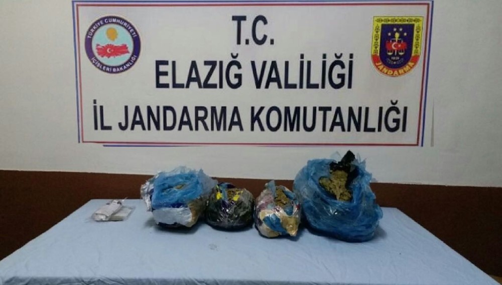 Elazığ’da 2 şüpheli 6 kilogram uyuşturucu ile yakalandı
