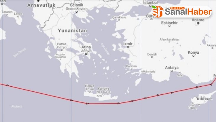 Serbest bırakılan İran tankeri yönünü Türkiye'ye çevirdi