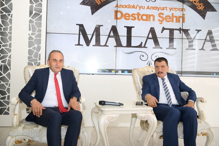 Başkan Gürkan, TİGEM Müdürü Akın´ı kabul etti
